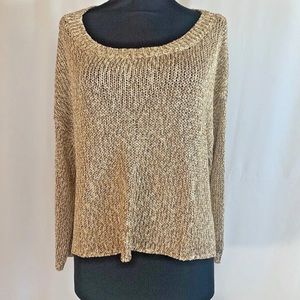 Parker Gold Pullover Sweater - size Medium